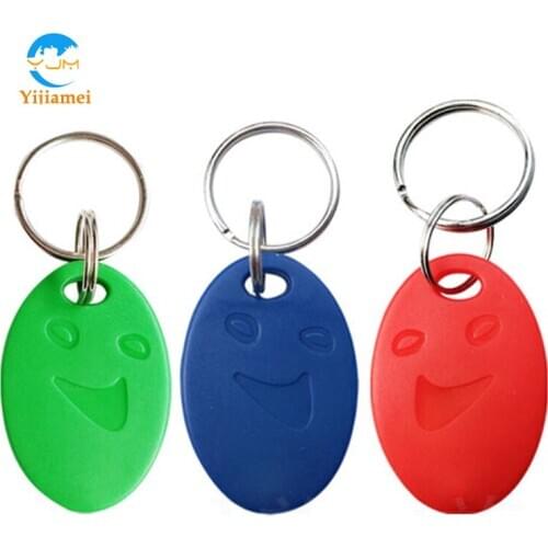 13.56MHz high frequency Access control ABS RFID Key tag keyfobs key chain YJ-ABS05 100pcs