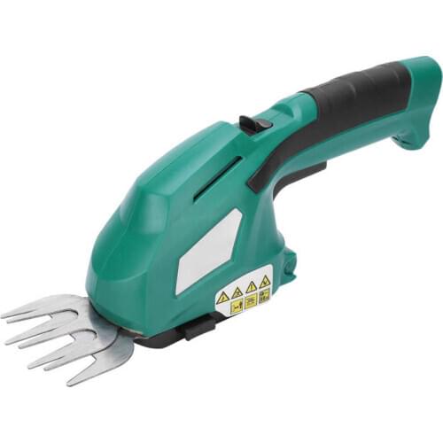 2 in 1 Electric Trimmer 7.2V Li-Ion Cordless Hedge Pruning Shears Garden Accessory EU AC100-240V
