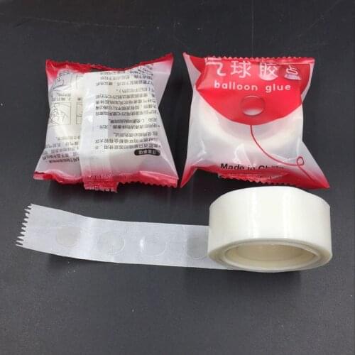 200 Pieces Clear Balloon Glue Wedding Decorations Birthday Party Decoration Kids Balloon Sticker Accessories Party Supplies