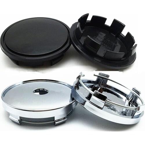 4pcs Black Silver 56mm 5JA601151A or 60mm 030 T60 or 65mm3B7601171 or 68mm Blank Logo Wheel Center Hub Caps