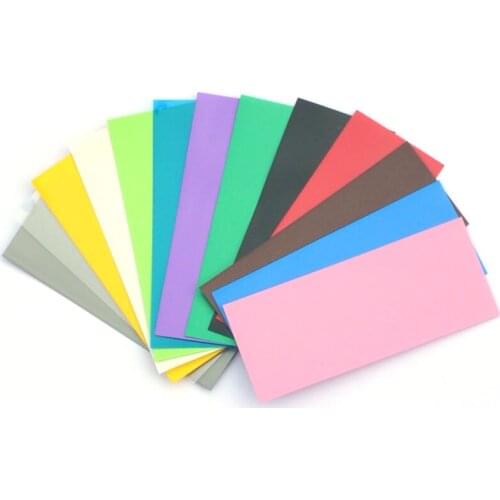 40pcs/lot For 18650 Battery Wrap PVC Heat Shrink Sleeving Pre-cut each 72 Batteries Covering