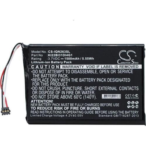 Cameron Sino 1500mah battery for GARMIN 010-01188-02 2689LMT 6-inch Nuvi 2639LMT KI22BI31DI4G1 batteries