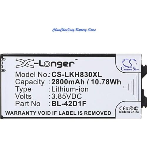 Cameron Sino 2800mAh Battery BL-42D1F for LG AS992, G5, G5 Lite, G5 SE, H820,H830,H840,H845,H848,H850,LS992, RS988, US992, VS987