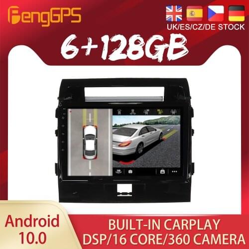 Android 10 PX6 DSP For Toyota Land Cruiser LC200 2008 2009 2015 Car DVD GPS Navigation Auto Radio Stereo Video CarPlay HeadUnit