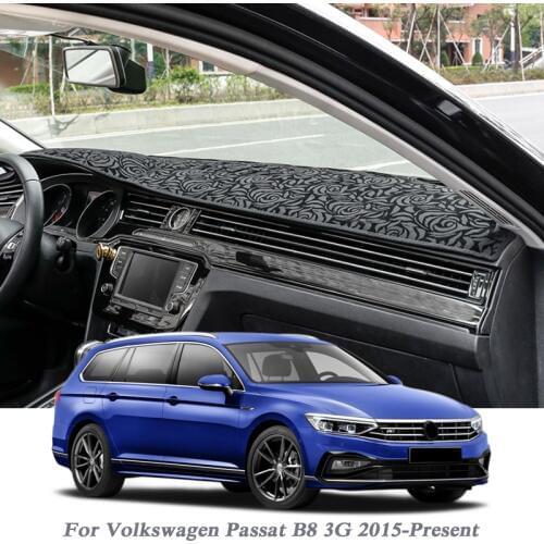 Car Styling Dashboard Protective Mat Shade Cushion Pad Rose Carpet For Volkswagen Passat B8 3G 2015-Present RHD&LHD Accessory