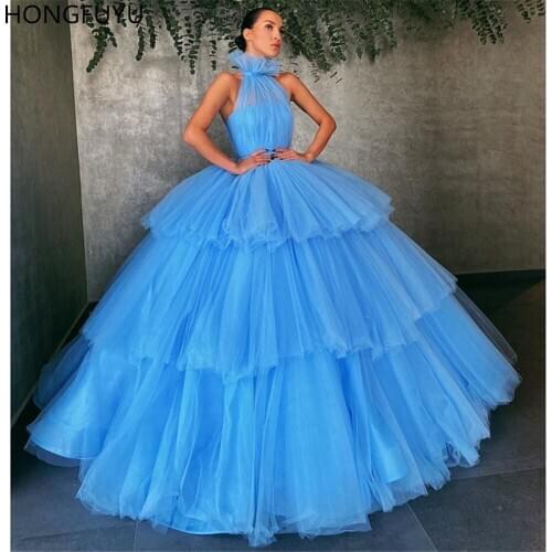 HONGFUYU Vestidos de 15 anos Ball Gowns Quinceanera Dresses Pleats Tulle бальное платье Formal Party Dress Princess Prom Gown