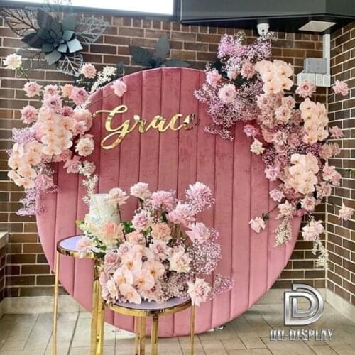 DD wedding Decoration velvet Circle backdrop 7ft 3color round background Photography backdrops for festival party events Layout