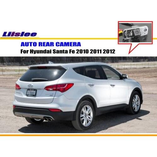 Rear View Camera For Hyundai Santa Fe 2010 2011 2012 Back Up Parking Camera HD CCD RCA AUTO CAM License Plate Light OEM