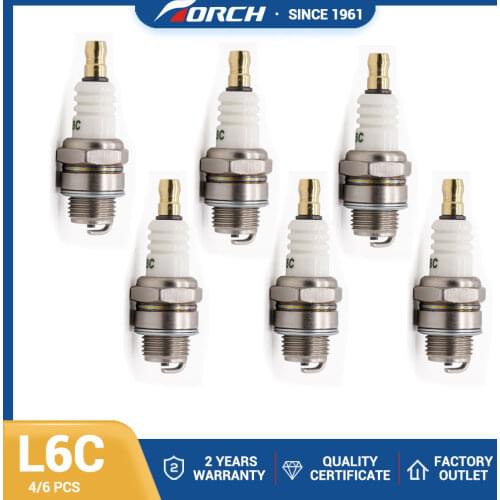 4pcs/6pcs China original spark plugs TORCH L6C Replacement NGK BM6A Champion CJ11 Brisk P17 Autolite XST255 Ignition System