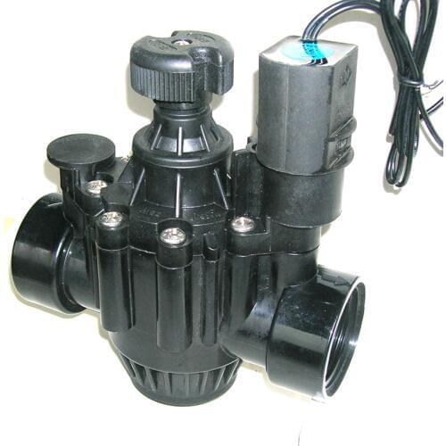 ZAN CHEN Ultra Flow Valve BSPThreaded with Flow Control, 11/2" 24V DC