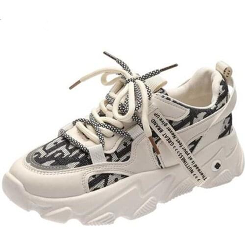 NEWDISCVRY Platform Sneakers Shoes Women 2021 Designer Spring Autumn Casual Running Comfort Breathable Fashion Ladies Sneakers