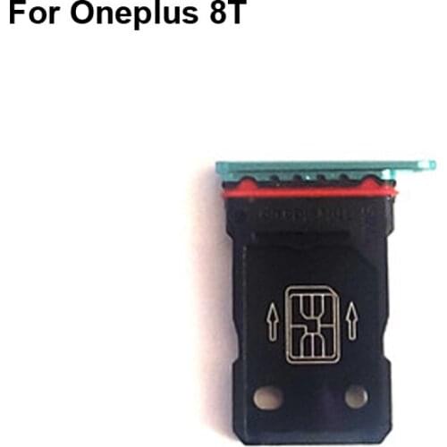 SIM Card Tray For OnePlus 8T SD Card Tray SIM Card Holder SIM Card Drawer For one plus 8T oneplus8T 1+8T Parts