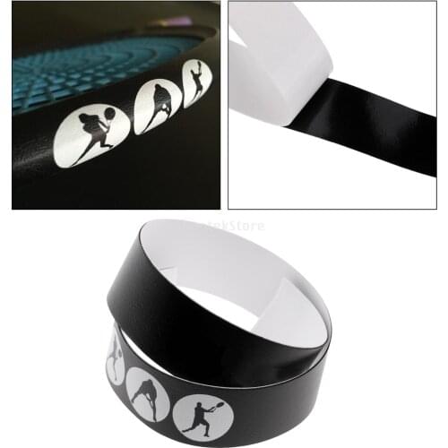 Tennis Racquet Guard Tape Tennis Racket Head Protection Tape 40 x 2.5cm Soft and Durable