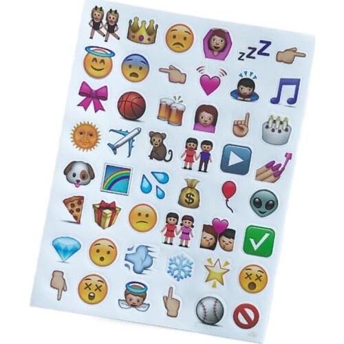 Cute Stickers Set in Notebook Stationery Office for School 2021 Kawaii Scrapbooking Sticker for Kids Children Girls Boys Diary