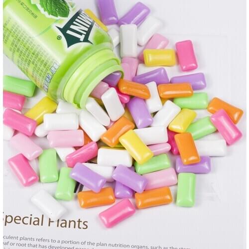 8pcs Candy chewing gum Filler for Clear/Fluffy Mud Box Toys Kids Lizun Slime DIY Kit Accessories Children Modeling Clay