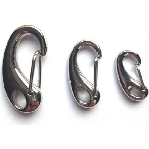 New 316L Stainless Steel Lobster Claw Clasps Fastener Hook Connectors For Fashion Bracelet Necklace DIY Wallet Chain Making