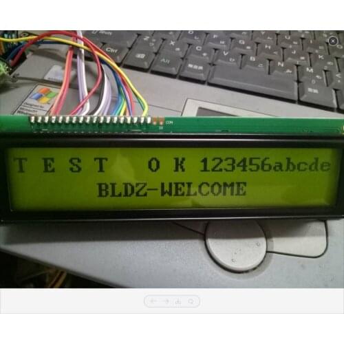 Original WG20232c LCD display module lcm 5V Yellow backlight lcd LCM display 202x32 wg20232c5-YYH-V#T