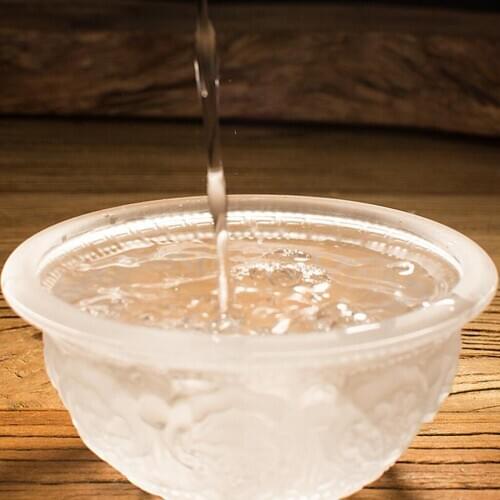 Offering Water Bowl Cup Tibetan Buddhist Glass Water Cups For Buddhist Supplies