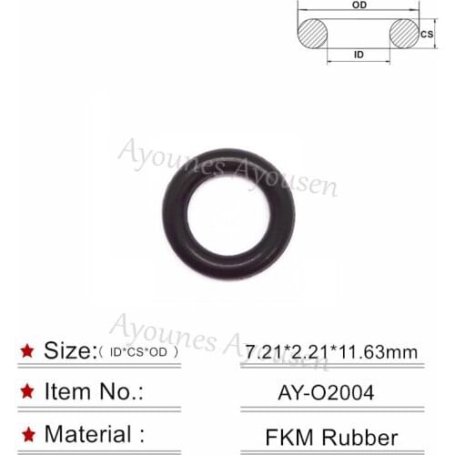 Free shipping 1500pieces GB3-144 Good quality orings injector repair kit seals for honda (AY-O2004,7.21*2.21mm)