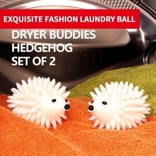 2pcs Dryer Balls Reusable Clean Tools Washing Drying Fabric Softener Ball Dry Laundry Products Hedgehog Dry Wash Ball