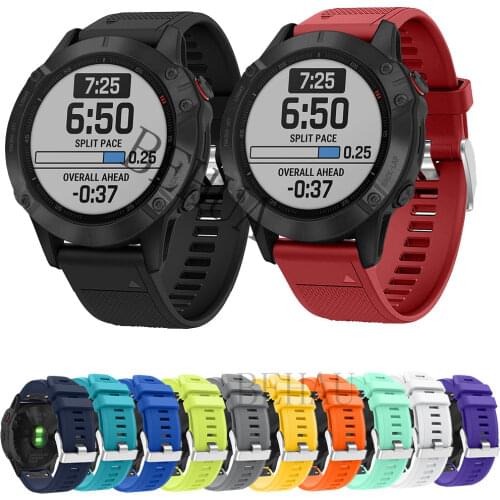 Silicone Strap For Garmin Fenix 6 / 5 6 Pro Forerunner 945 / 935 Smart Bracelet Quick Release Easy fit WristStrap 22mm Watchband