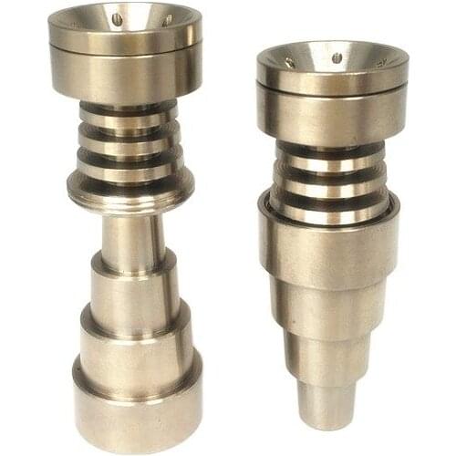 Universal Domeless Titanium Nail 10mm/14mm/18mm Male Grade 2 GR2 Quartz Nail fits 14mm 18mm