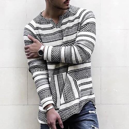 Young17 Mens Striped T-shirts