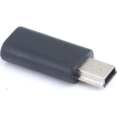 1Pc x Adapter Input Micro USB+Output Mini USB Micro USB Female to Mini USB Male