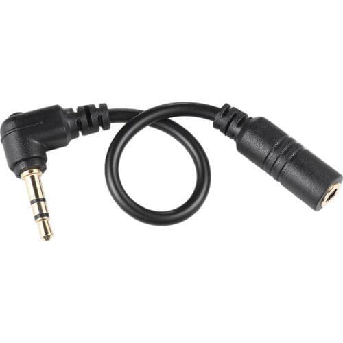 3.5mm Microphone Adapter Cable Smartphone Cellphone Microphone Mic Fit for PC Computer DSLR Camera Adapter Photo Accessories