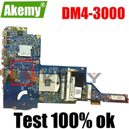 AKemy Laptop motherboard For HP Pavillion DM4 DM4-3000 Mainboard 669085-001 669085-501 48.4QC05.011 HM67