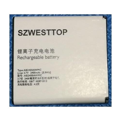Original AB2400AWMC battery For philips W6500 W732 W736 W832 cellphone Batterie for XENIUM CTW6500 CTW732 CTW832 smart phone