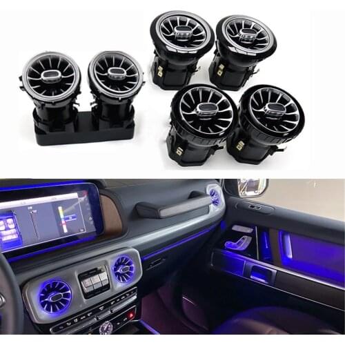 G class w464 G63 G500 Air conditioning Turbine Outlet LED Interior Lights for 2019-2021 g63 g500 g65 air vent ambient lights