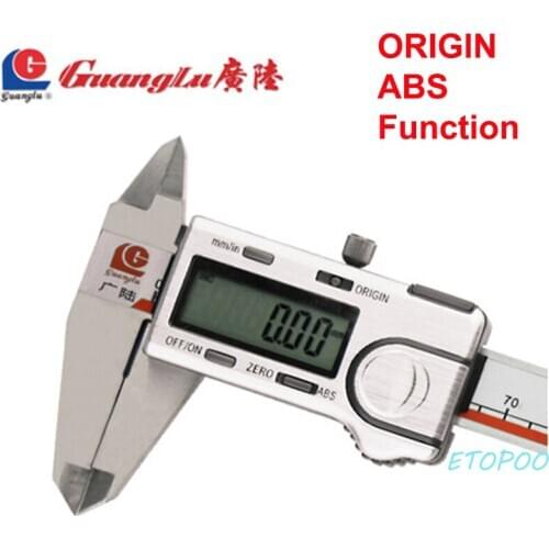 GUANGLU Origin Digital Caliper 0-150/200/300mm Stainless Steel Electronic Measurement Instruments Vernier Caliper Measure Tool