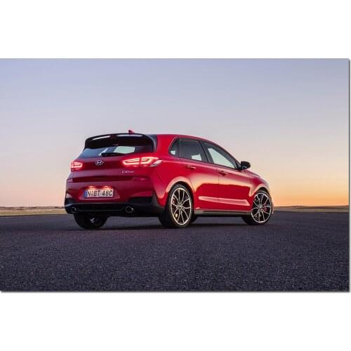 Hyundai i30 N Cars Photo Wall Art Poster Canvas Painting Art Print Wall Pictures for Living Room Decor