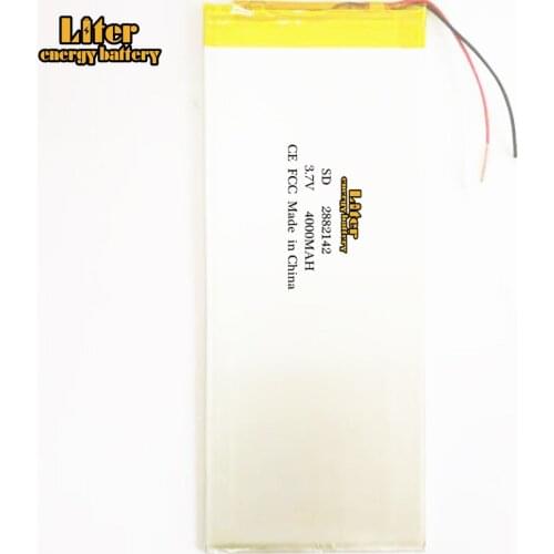 3.7V 2882142 4000mah Liter energy battery Li-Polymer Replacement Battery For IFIVE MINI 3 Tablet PCment