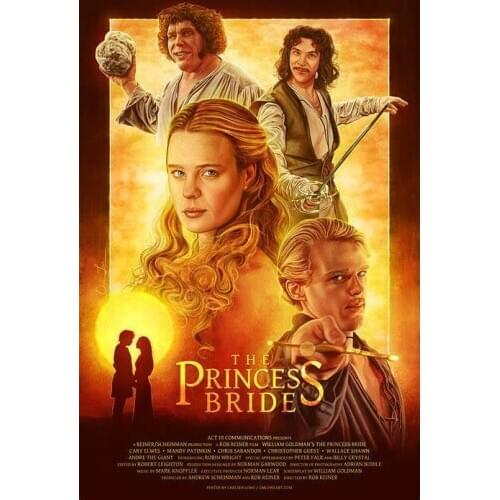 Lot style Choose The Princess Bride Movie Art print Silk poster Home Wall Decor