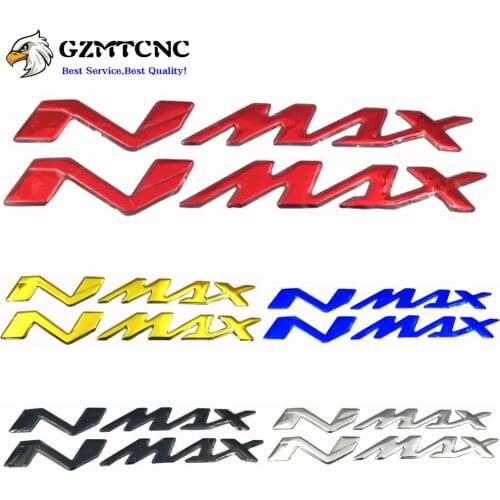 Motorcycle 3D Emblem Badge Decal Fuel Gas Tank Decals Fairing Side Logo "NMAX" Sticker For Yamaha NMAX155 NMAX125 NMAX150