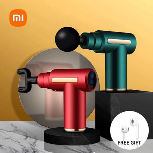 New Xiaomi Youpin Massage Gun High Frequency Muscle Relaxation Electric Massager Therapy Fitness Slimming Shaping Pain Relief