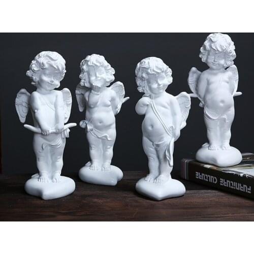 KISS ANGEL ORNAMENTS LOVERS RESIN CRAFTS CUPID ANGEL SCULPTURE WEDDING PHOTOGRAPHY KEWPIE DOLL CHERUB FIGURINE DECOR R818