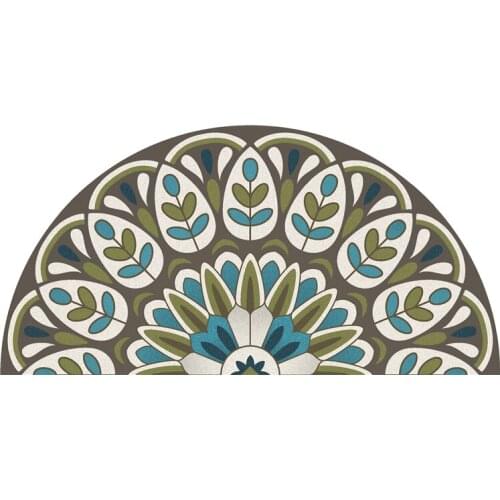 Nordic Style Semicircular Bathroom Mat Door Door Mat Bedside Bedroom Living Room Carpet Home Floor Kitchen Mat Bathroom