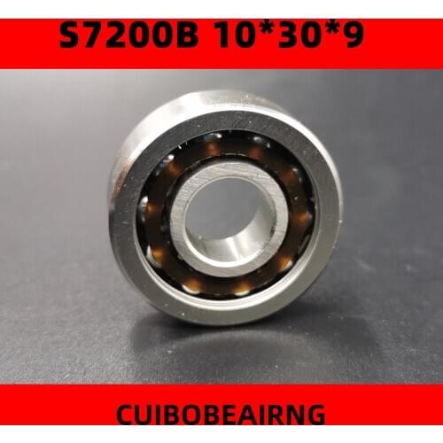 Stainless Steel Angular Contact Ball Bearing 7200 S7200 SIZE:10x30x9