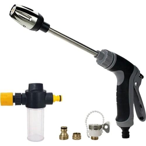 High Pressure Washer Water Spray Gun Wash Car Washing Machine Garden Watering Hose Nozzle Sprinkler Foam Cleaning Water Gun