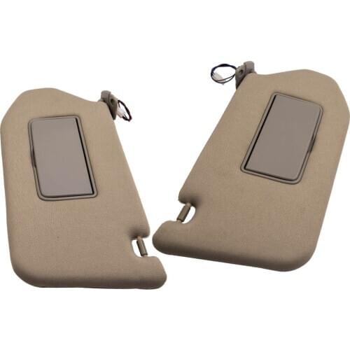 RH+LH Passenger & Driver Sun Visor for Infiniti JX35 2013 QX60 2014-2017