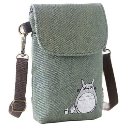 Canvas Cartoon Printing Mini Womens Handbags Ladies Shoulder Crossbody Bags Female Phone Pouches Bolso Bolsa for Girls Boys