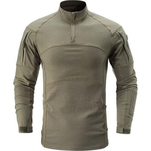 Tactics ACS-Type-II elastic Fabric Material T-Shirt Sports Elastic Long Sleeve