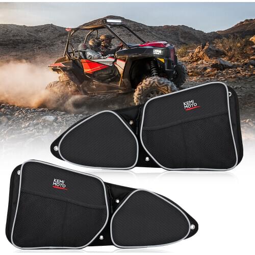 UTV Passenger Driver Side Door Bag For Polaris RZR XP1000 900XC S900 Storage Bag Knee Pad 2014 2015 2016 2017 2018