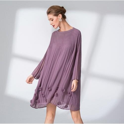 Spring and Summer New Princesss Dress Pleats Pleated Miyake Dresses