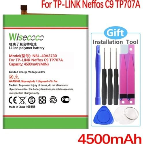 WISECOCO NBL-40A3730 Battery For TP-LINK Neffos C9 TP707A In Stock High Quality Phone