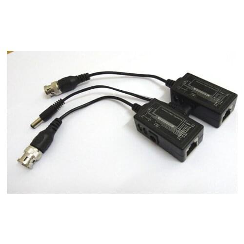 X2pcs one pair CCTV Equipment BNC Video Balun Transceiver RJ45 UTP cable for Security Camera