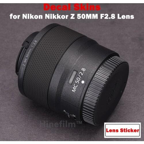Z 50/2.8 / ZMC50/2.8 Lens Protective Cover Skin for Nikon Nikkor Z 50MM F2.8 Lens Decal Protector Anti-scratch Film 3M Vinyl